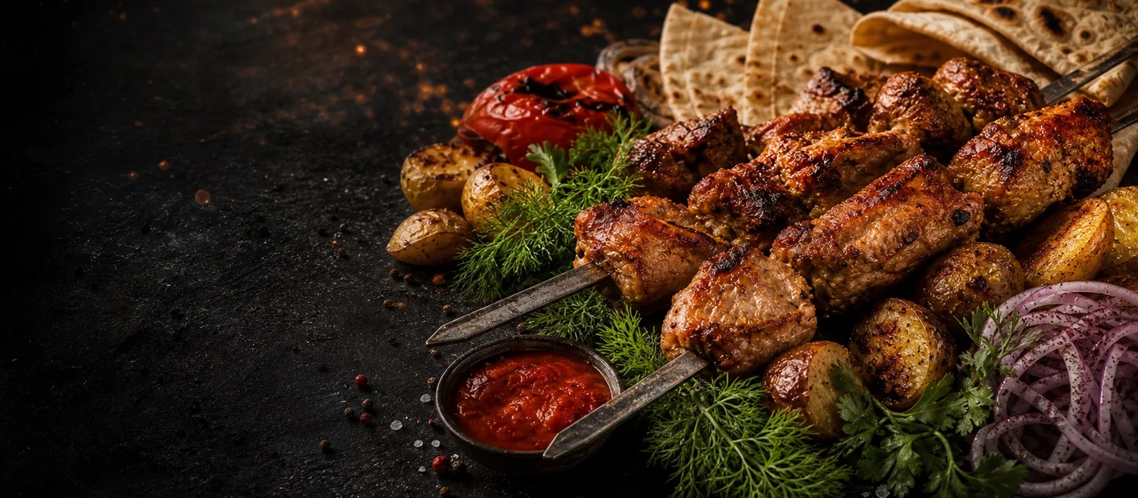 Акция на 1 кг куриного шашлыка